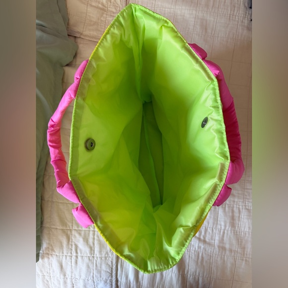 Fruit Riot Pink and Yellow Tote Bag - Picture 3 of 3